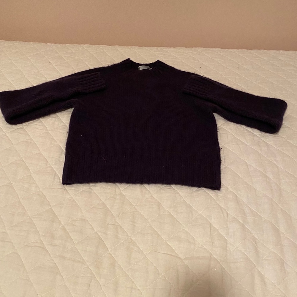 VINCE Shrunken 100% Cashmere Sweater